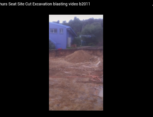 Arthurs Seat Site Cut Excavation