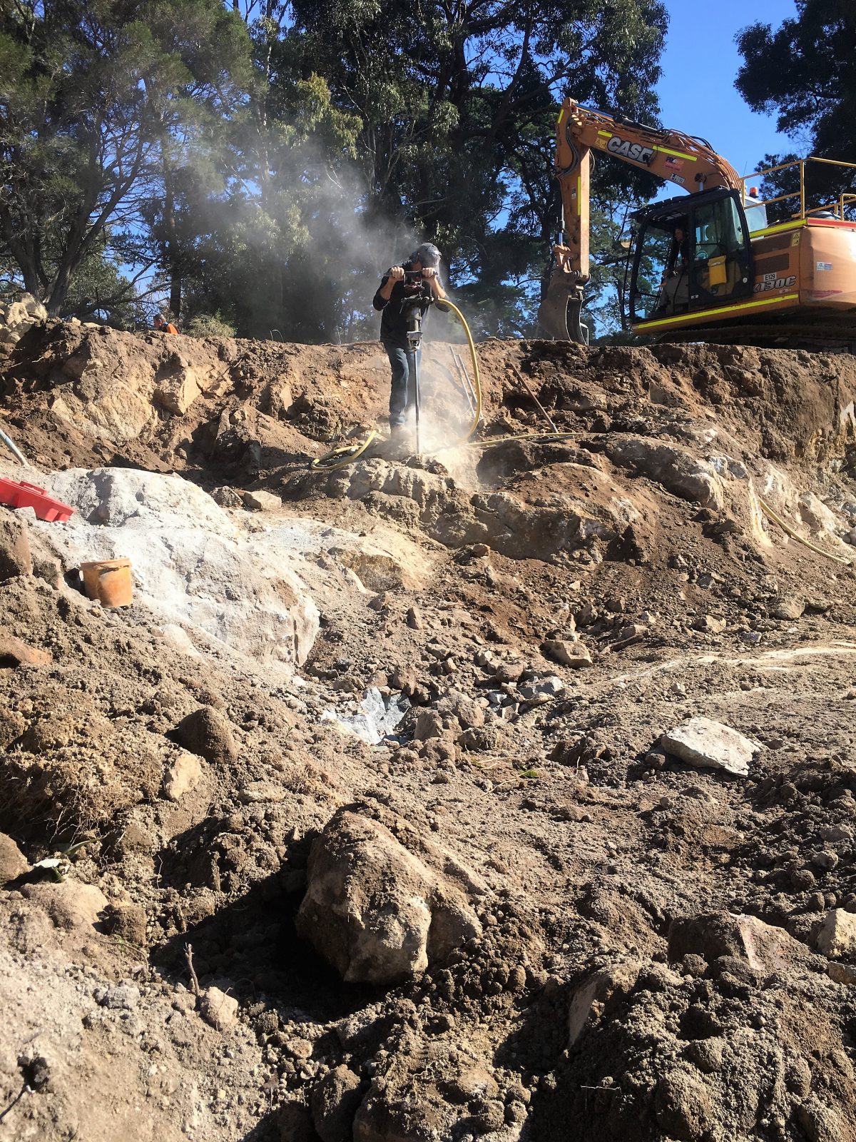 Hard Rock Removal using Blasting Explosives - Montrose - Able Blasting
