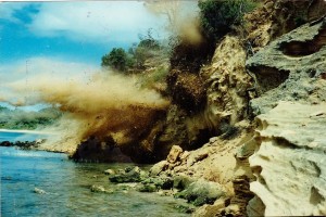 Cliff Face  Blasting Mornington Peninsula Victoria